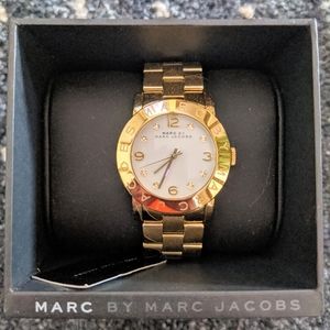 NEW Marc by Marc Jacobs Women's Gold Tone Watch